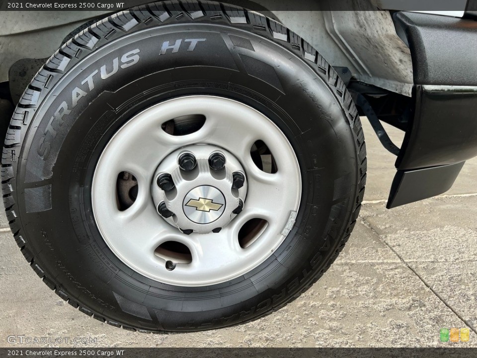 2021 Chevrolet Express 2500 Cargo WT Wheel and Tire Photo #146554374