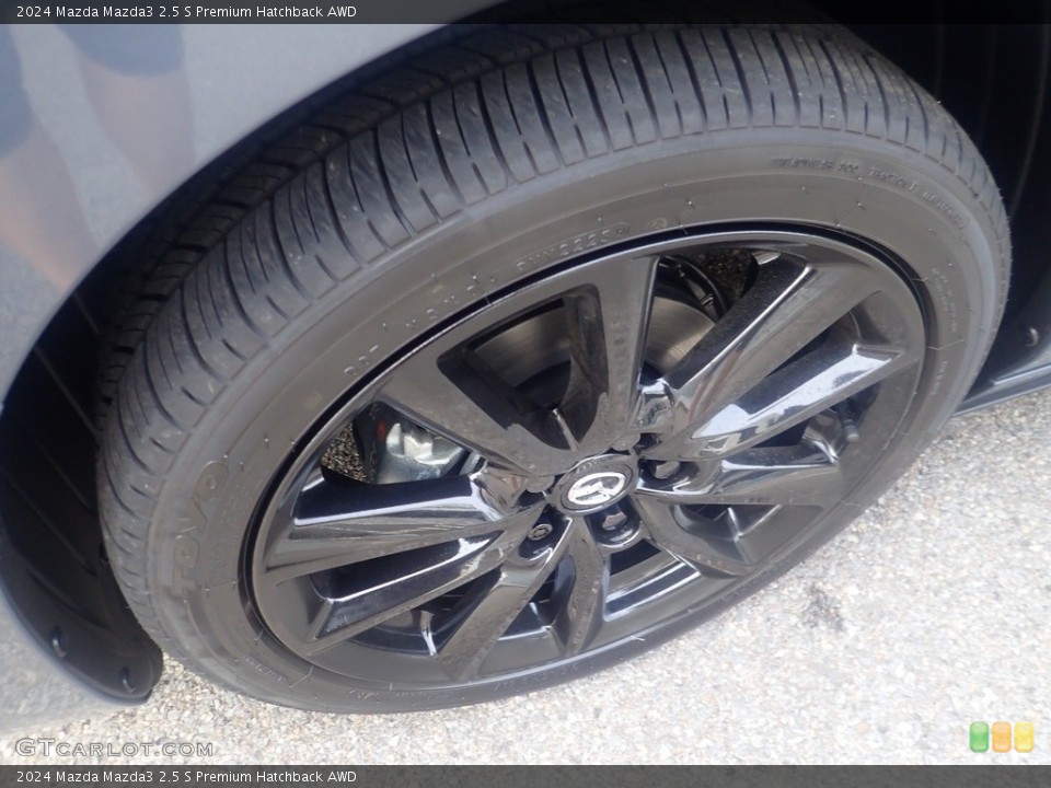 2024 Mazda Mazda3 2.5 S Premium Hatchback AWD Wheel and Tire Photo #146555417