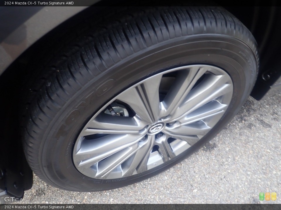 2024 Mazda CX-5 Turbo Signature AWD Wheel and Tire Photo #146555822
