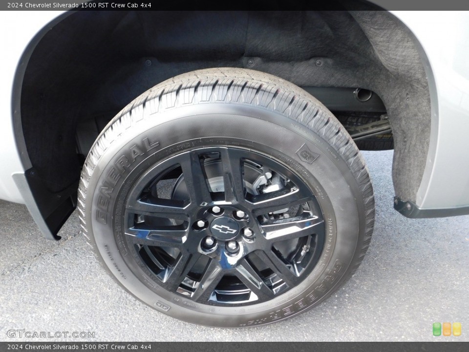 2024 Chevrolet Silverado 1500 RST Crew Cab 4x4 Wheel and Tire Photo #146556266