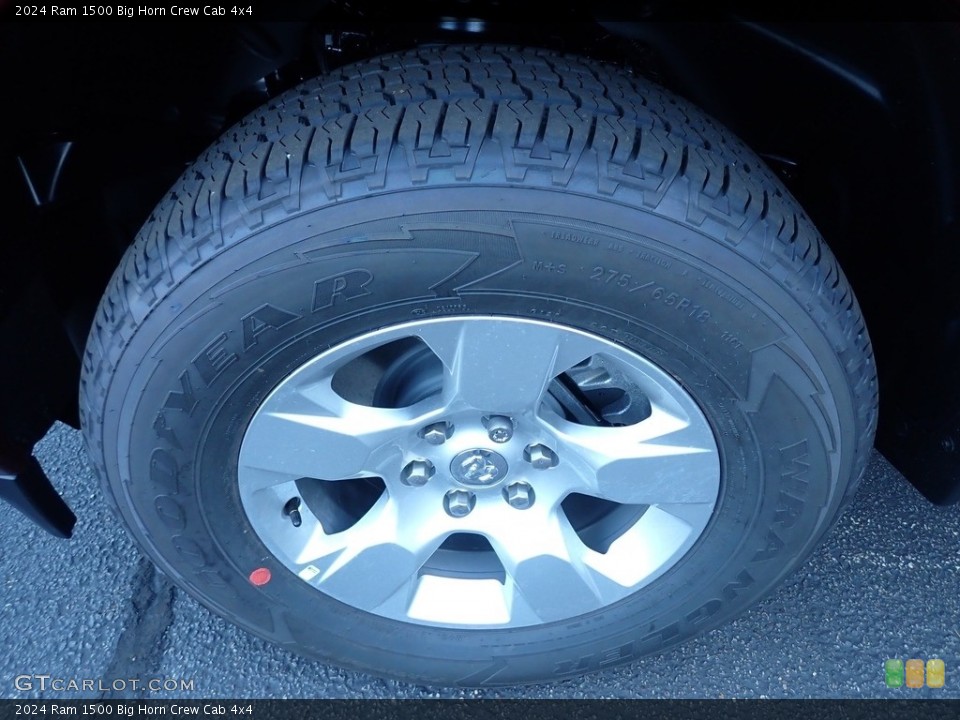 2024 Ram 1500 Big Horn Crew Cab 4x4 Wheel and Tire Photo #146562681
