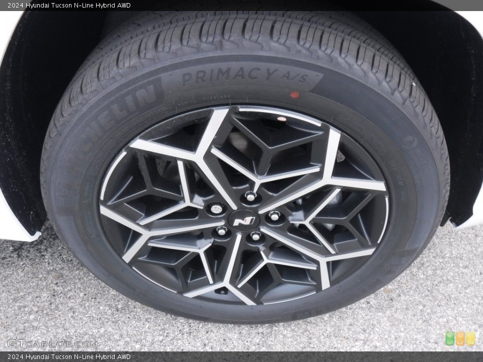 2024 Hyundai Tucson N-Line Hybrid AWD Wheel and Tire Photo #146572775