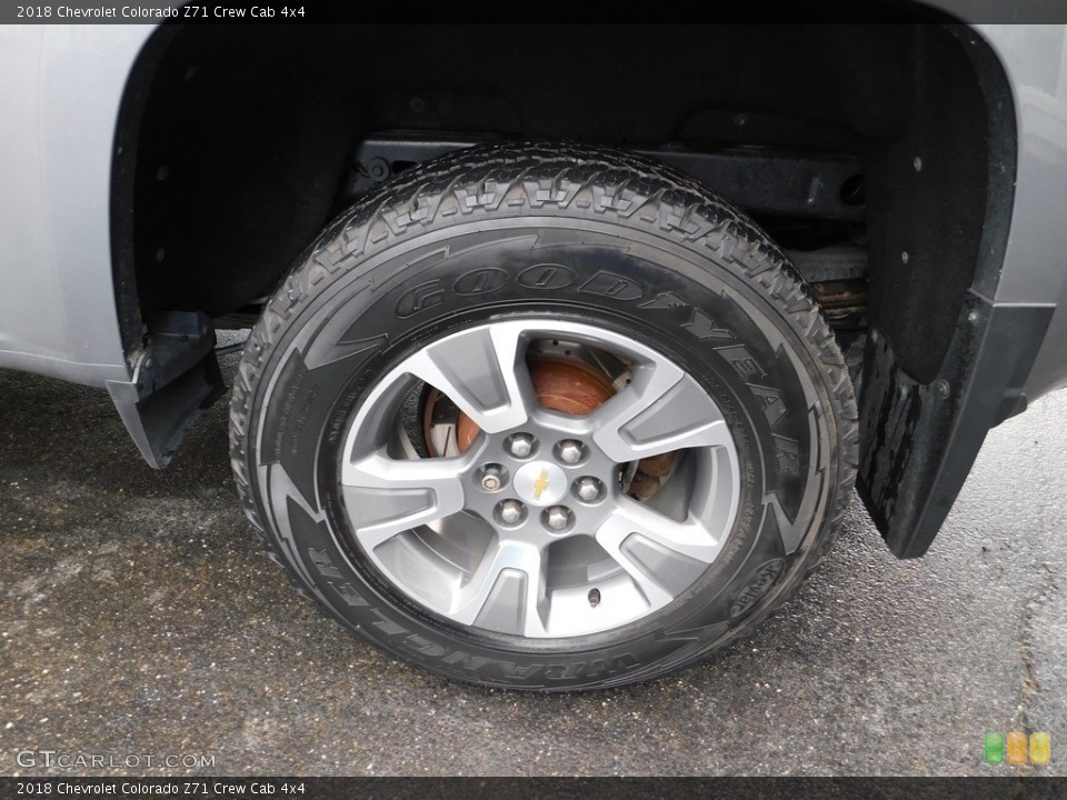 2018 Chevrolet Colorado Z71 Crew Cab 4x4 Wheel and Tire Photo #146575632