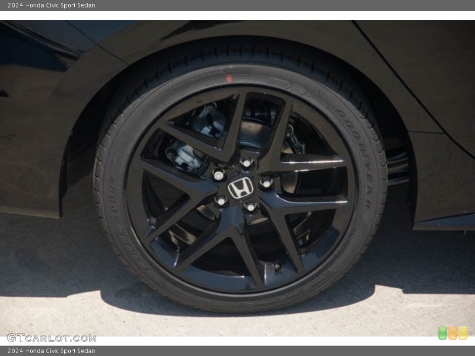 2024 Honda Civic Sport Sedan Wheel and Tire Photo #146581567