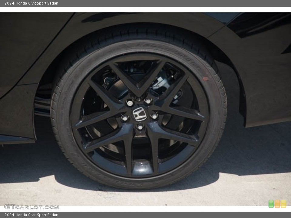 2024 Honda Civic Sport Sedan Wheel and Tire Photo #146581611
