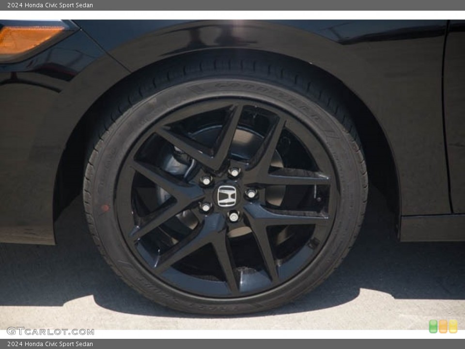 2024 Honda Civic Sport Sedan Wheel and Tire Photo #146581630