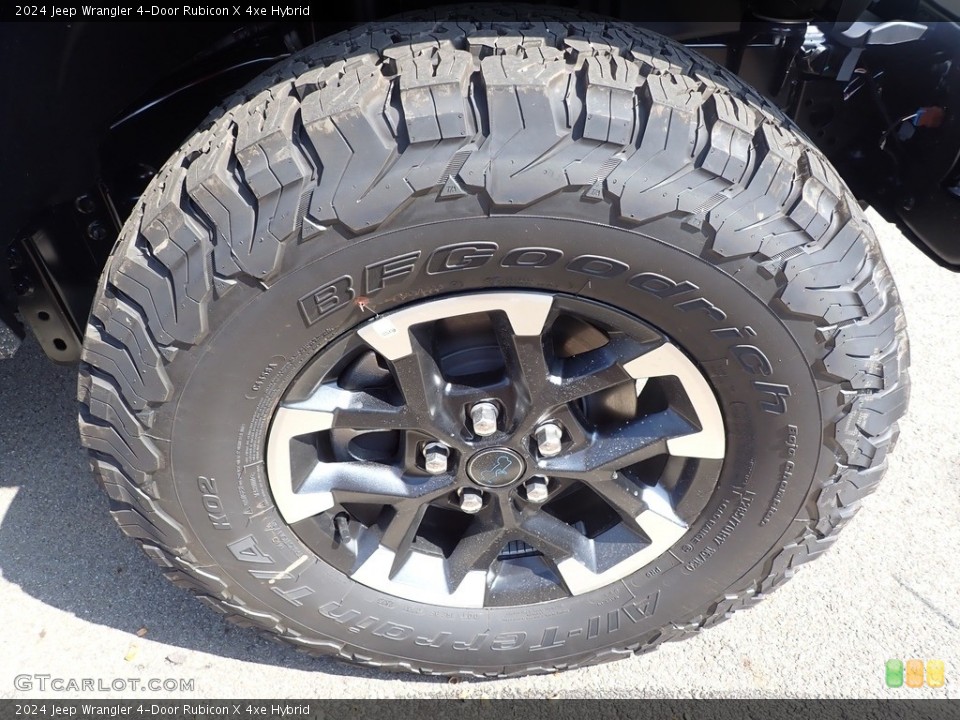 2024 Jeep Wrangler 4-Door Rubicon X 4xe Hybrid Wheel and Tire Photo #146587430