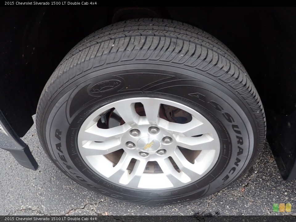 2015 Chevrolet Silverado 1500 LT Double Cab 4x4 Wheel and Tire Photo #146593948