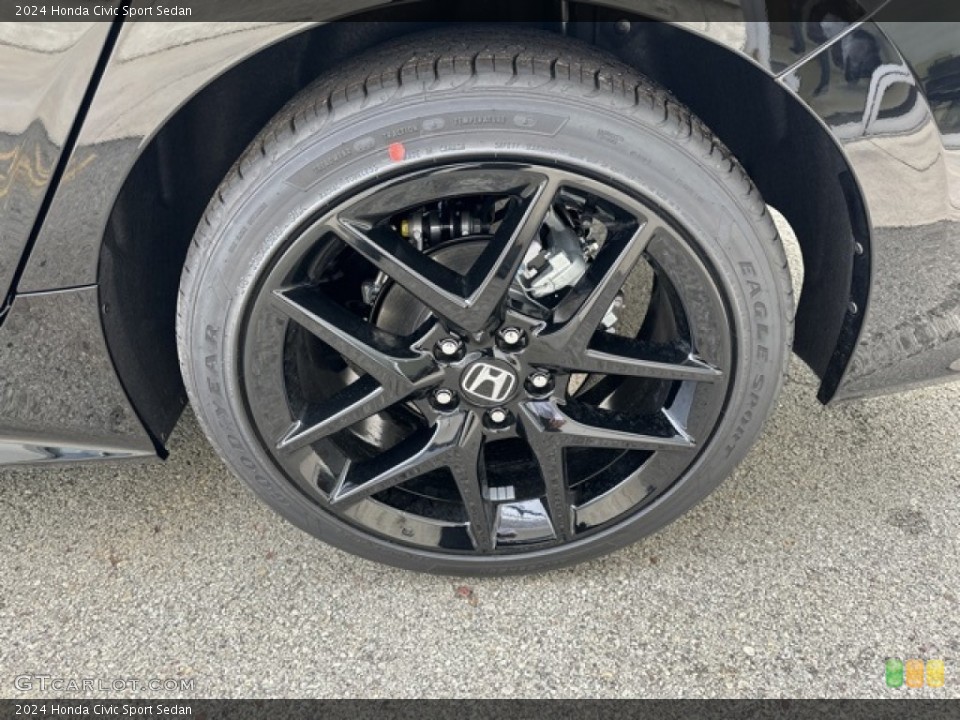 2024 Honda Civic Sport Sedan Wheel and Tire Photo #146596880