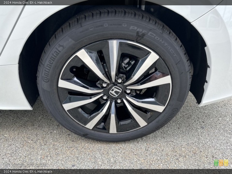 2024 Honda Civic EX-L Hatchback Wheel and Tire Photo #146597030