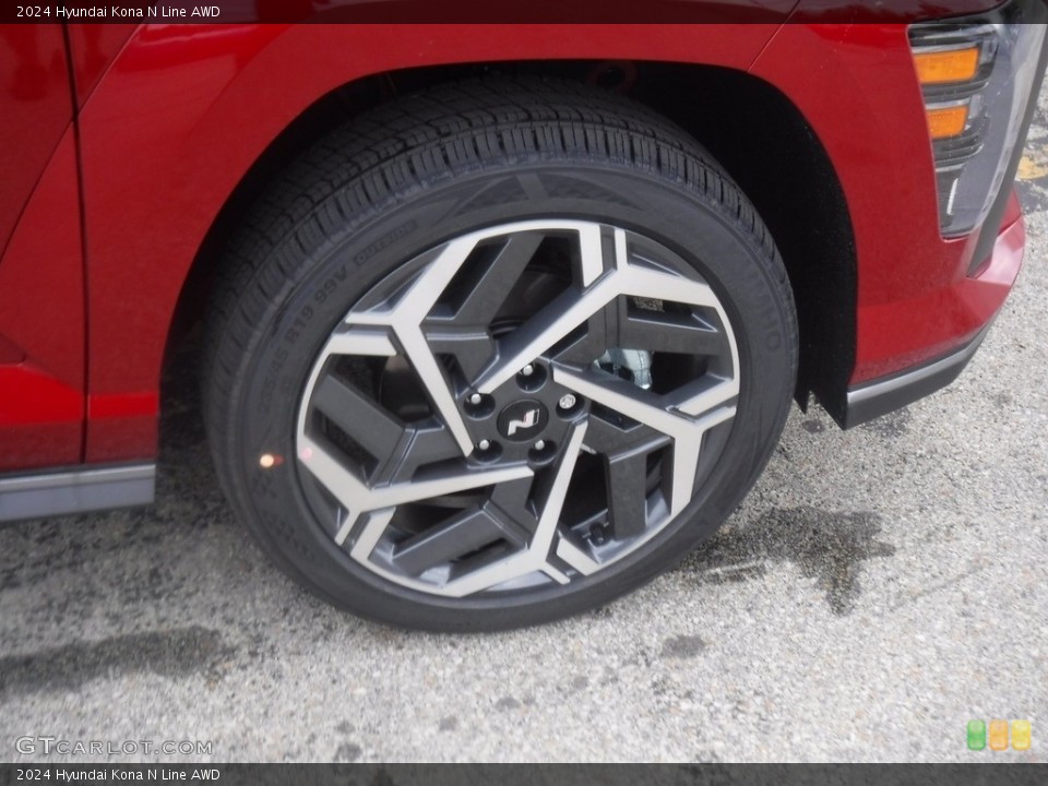 2024 Hyundai Kona N Line AWD Wheel and Tire Photo #146598151