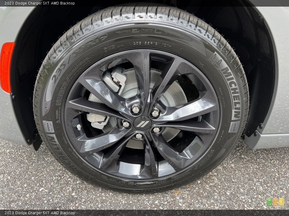 2023 Dodge Charger SXT AWD Blacktop Wheel and Tire Photo #146599618