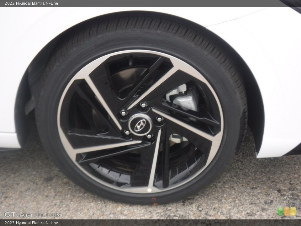 2023 Hyundai Elantra N-Line Wheel and Tire Photo #146600309
