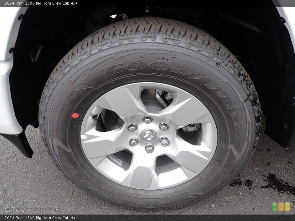 2024 Ram 1500 Big Horn Crew Cab 4x4 Wheel and Tire Photo #146602747