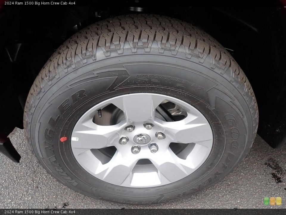 2024 Ram 1500 Big Horn Crew Cab 4x4 Wheel and Tire Photo #146602987