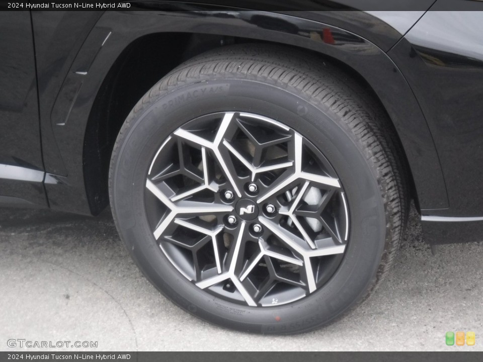 2024 Hyundai Tucson N-Line Hybrid AWD Wheel and Tire Photo #146604427