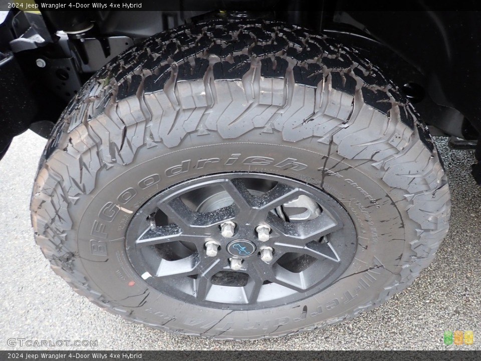 2024 Jeep Wrangler 4-Door Willys 4xe Hybrid Wheel and Tire Photo #146606330