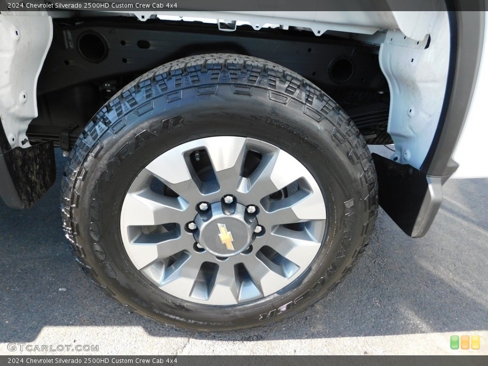 2024 Chevrolet Silverado 2500HD Custom Crew Cab 4x4 Wheel and Tire Photo #146606665