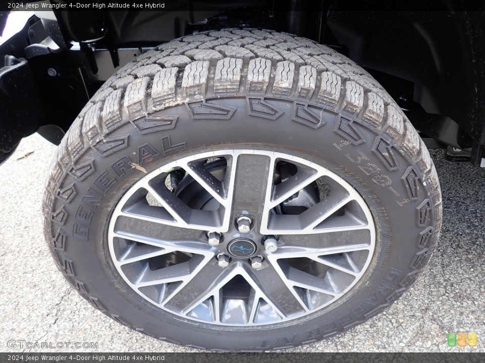 2024 Jeep Wrangler 4-Door High Altitude 4xe Hybrid Wheel and Tire Photo #146607657