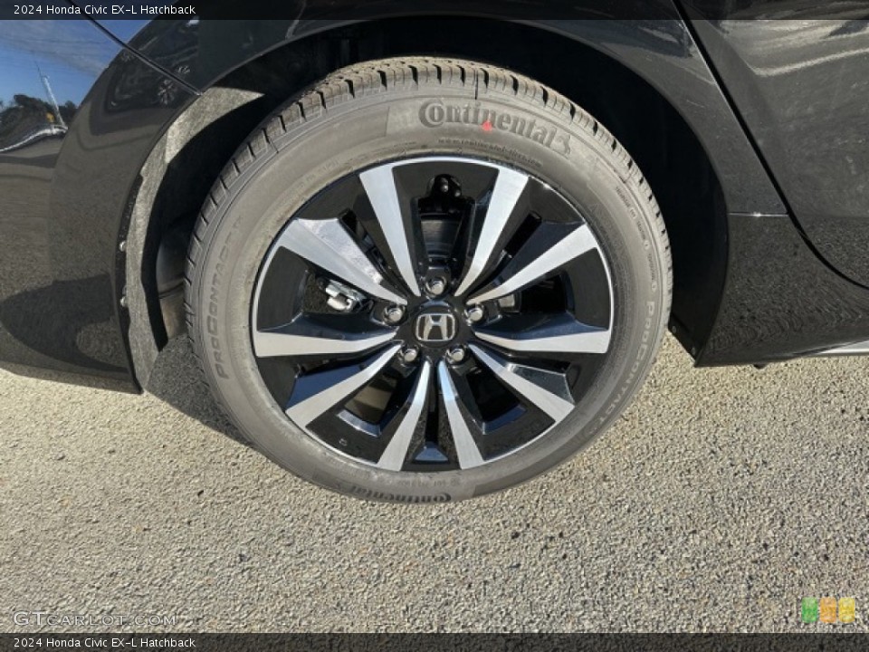 2024 Honda Civic EX-L Hatchback Wheel and Tire Photo #146608642
