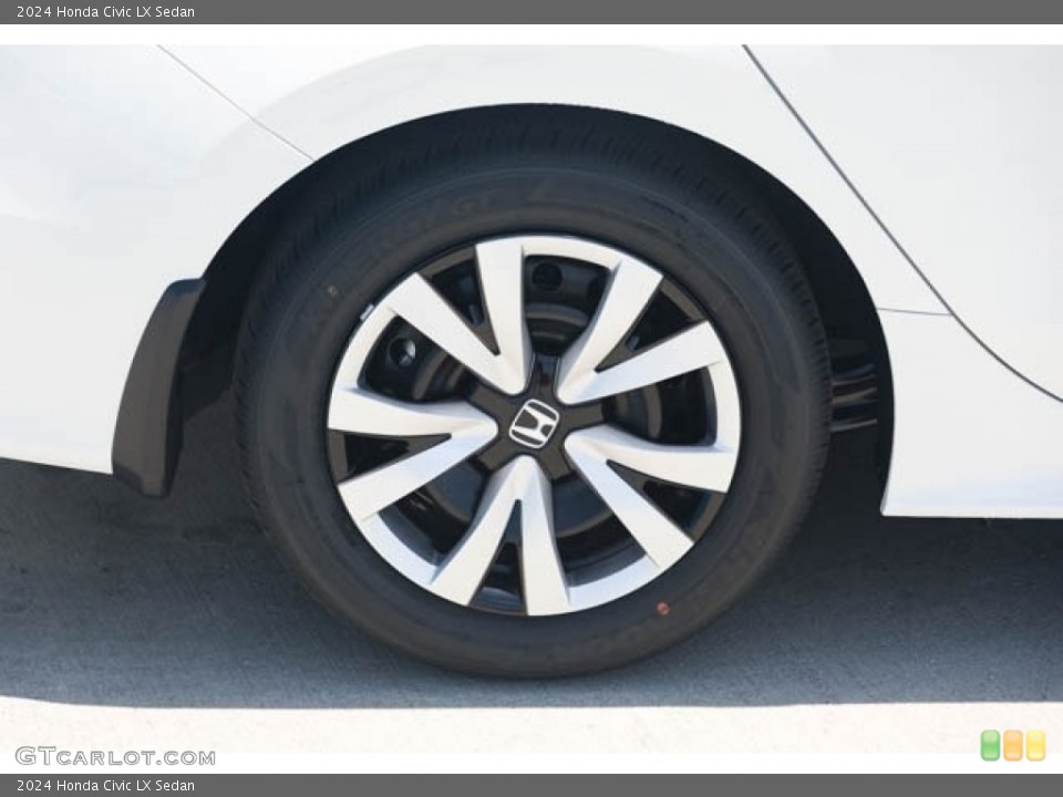 2024 Honda Civic LX Sedan Wheel and Tire Photo #146617721