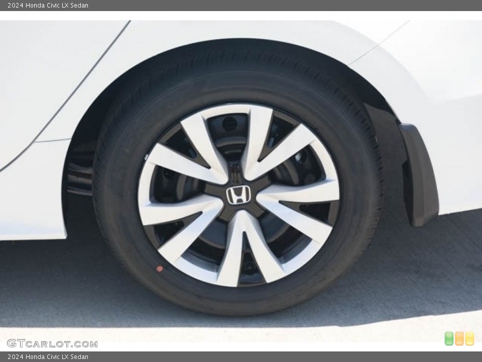2024 Honda Civic LX Sedan Wheel and Tire Photo #146617766
