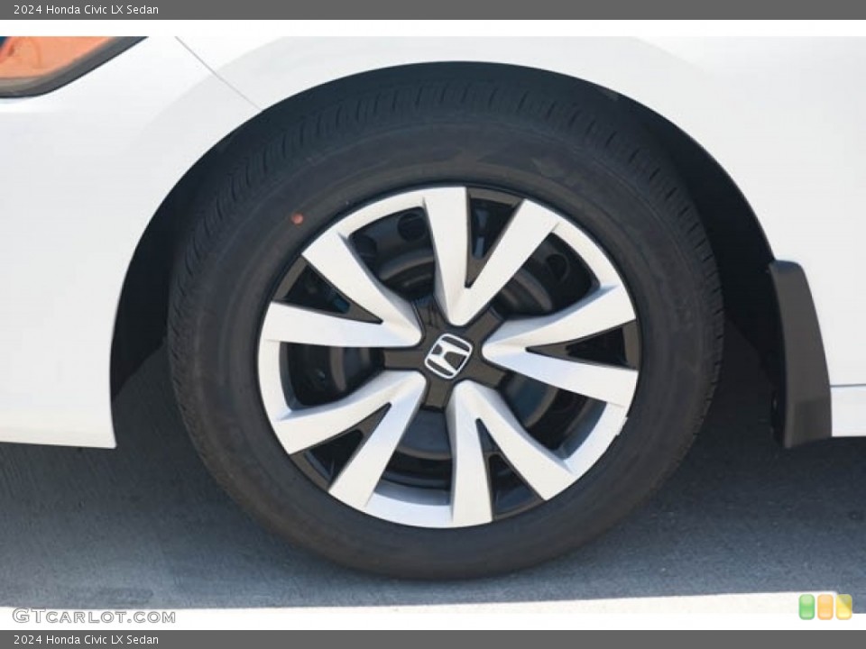 2024 Honda Civic LX Sedan Wheel and Tire Photo #146617790