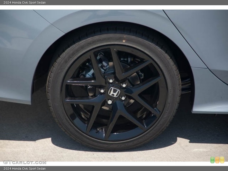 2024 Honda Civic Sport Sedan Wheel and Tire Photo #146618597