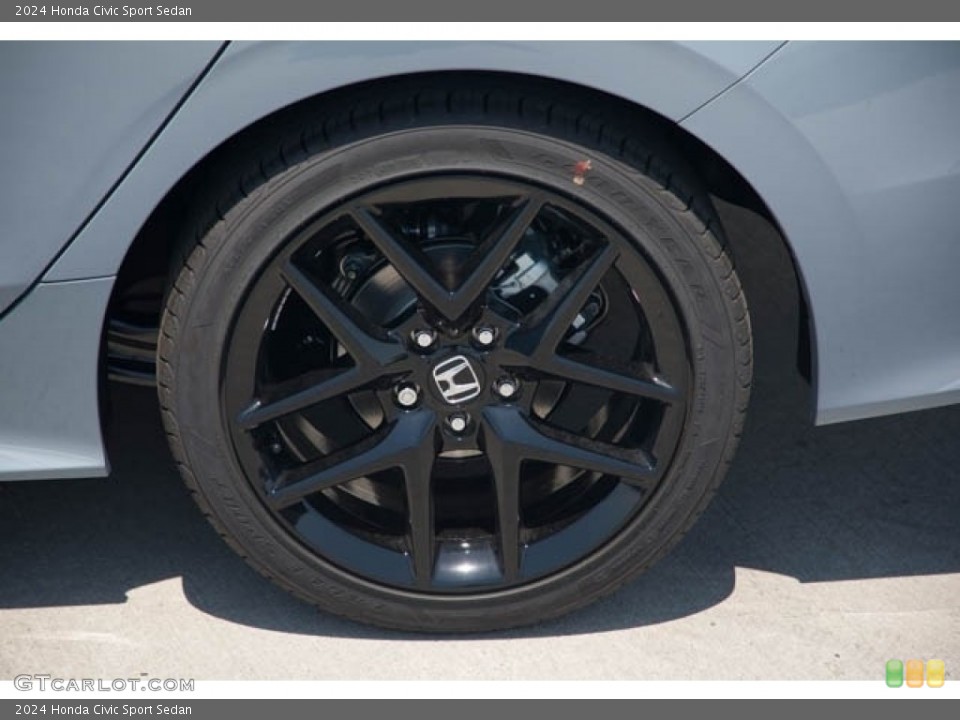 2024 Honda Civic Sport Sedan Wheel and Tire Photo #146618639