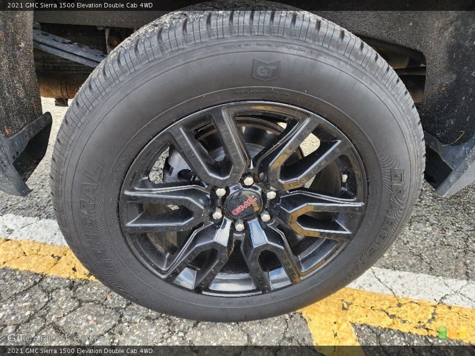 2021 GMC Sierra 1500 Elevation Double Cab 4WD Wheel and Tire Photo #146619100