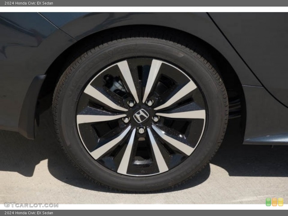 2024 Honda Civic EX Sedan Wheel and Tire Photo #146619460