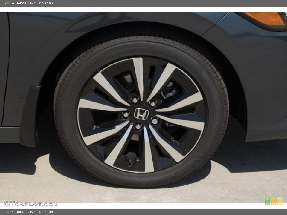 2024 Honda Civic EX Sedan Wheel and Tire Photo #146619482