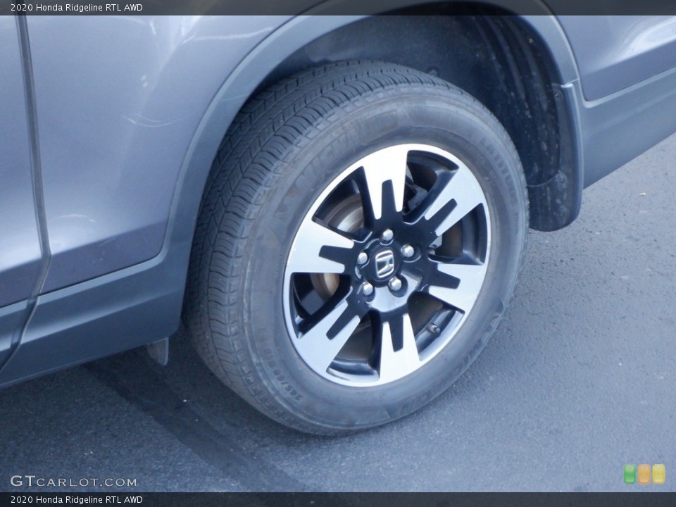 2020 Honda Ridgeline RTL AWD Wheel and Tire Photo #146633056