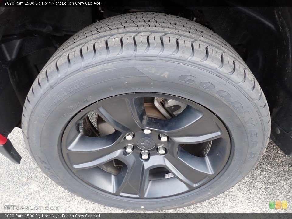 2020 Ram 1500 Big Horn Night Edition Crew Cab 4x4 Wheel and Tire Photo #146633878