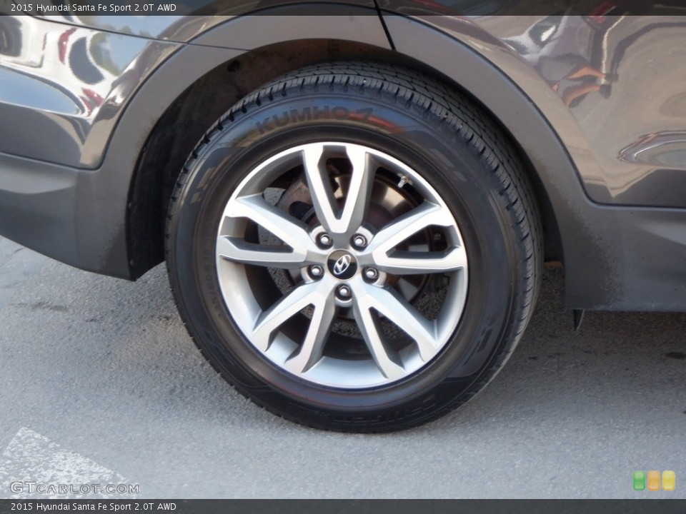 2015 Hyundai Santa Fe Sport 2.0T AWD Wheel and Tire Photo #146634757