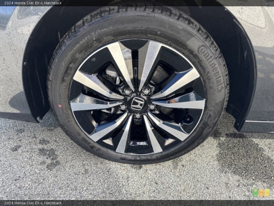2024 Honda Civic EX-L Hatchback Wheel and Tire Photo #146642962