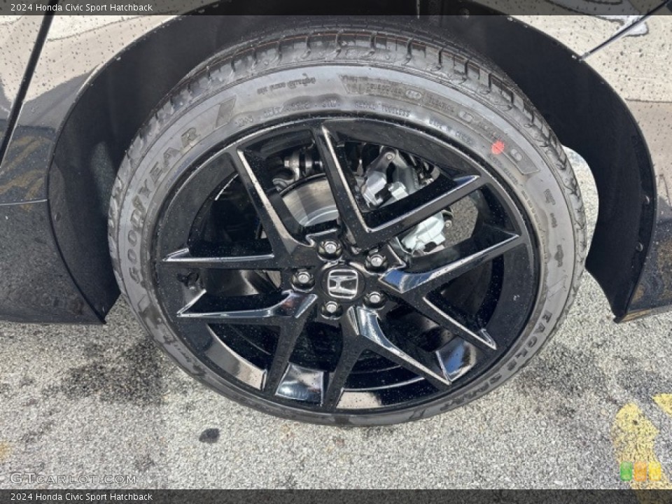 2024 Honda Civic Sport Hatchback Wheel and Tire Photo #146643130