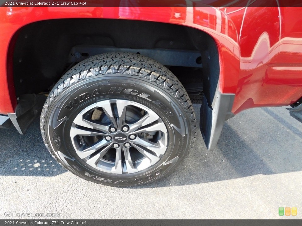 2021 Chevrolet Colorado Z71 Crew Cab 4x4 Wheel and Tire Photo #146644255
