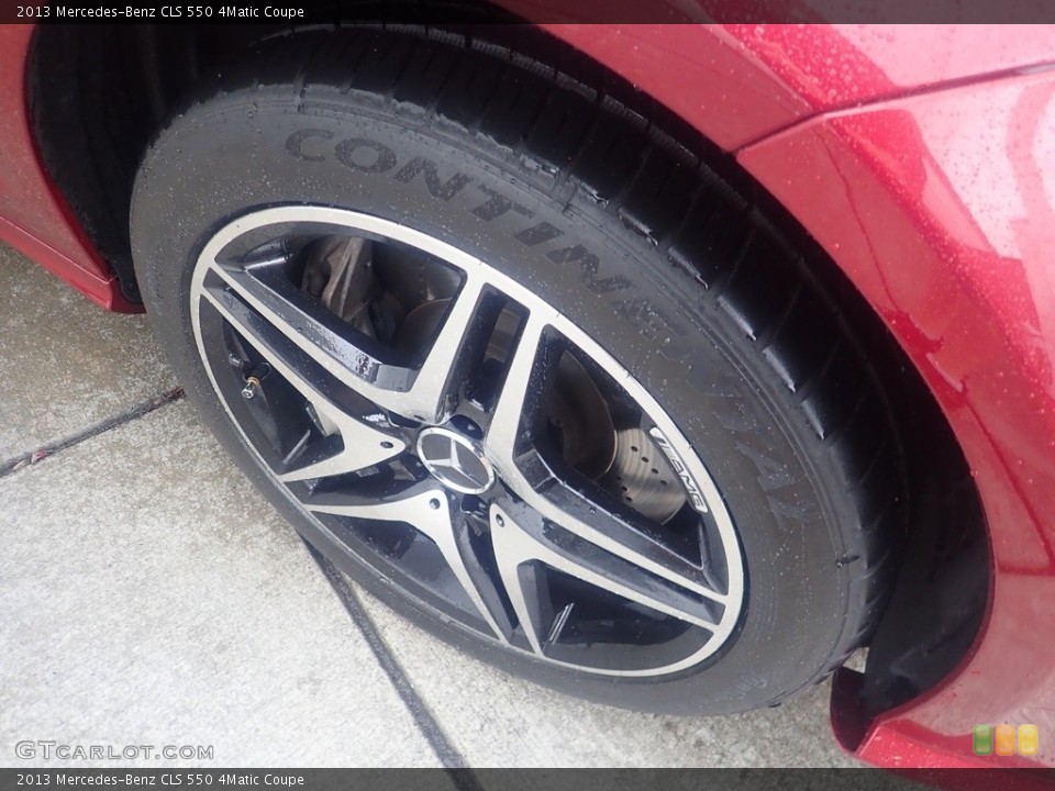 2013 Mercedes-Benz CLS 550 4Matic Coupe Wheel and Tire Photo #146644850