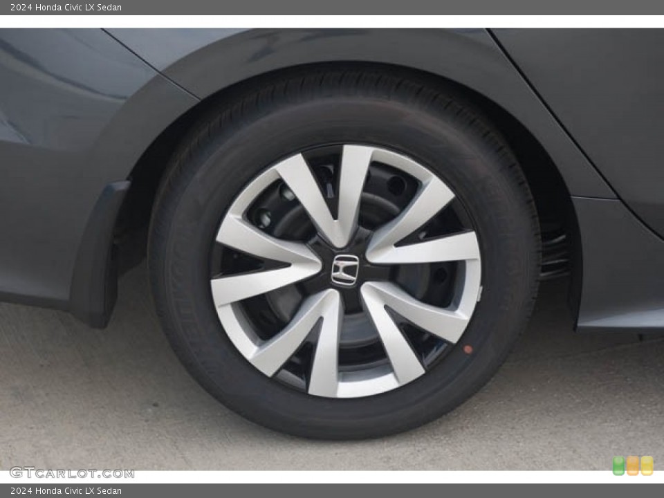 2024 Honda Civic LX Sedan Wheel and Tire Photo #146649381