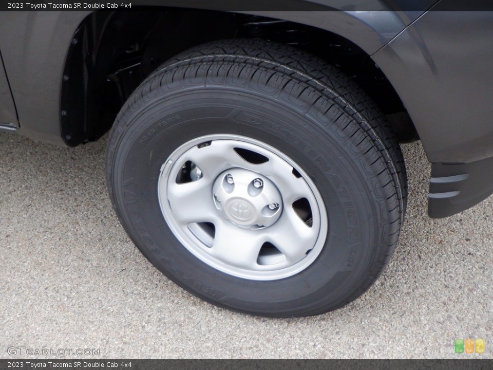 2023 Toyota Tacoma SR Double Cab 4x4 Wheel and Tire Photo #146653472