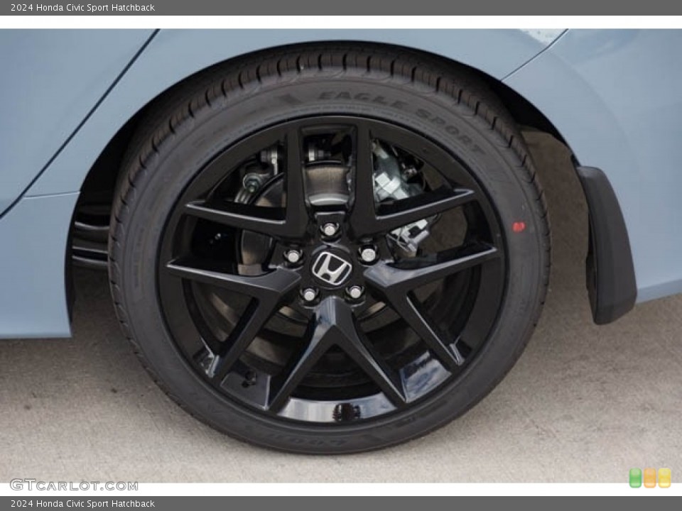 2024 Honda Civic Sport Hatchback Wheel and Tire Photo #146654117