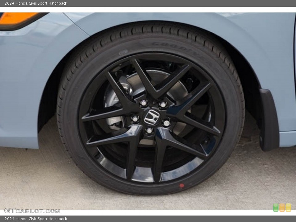 2024 Honda Civic Sport Hatchback Wheel and Tire Photo #146654143
