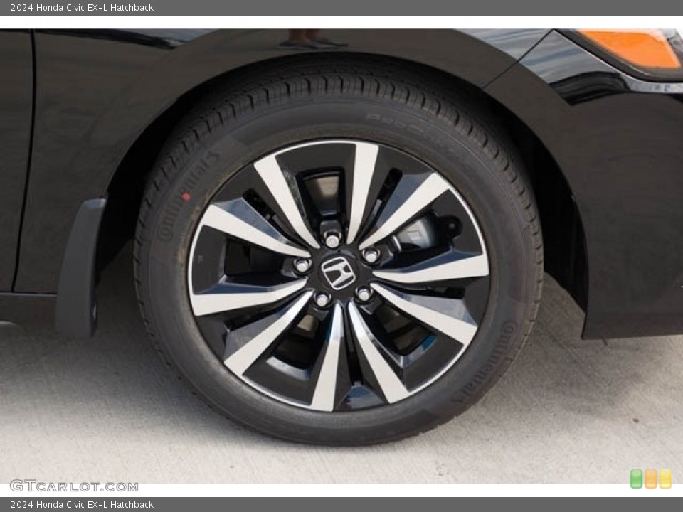 2024 Honda Civic EX-L Hatchback Wheel and Tire Photo #146656757