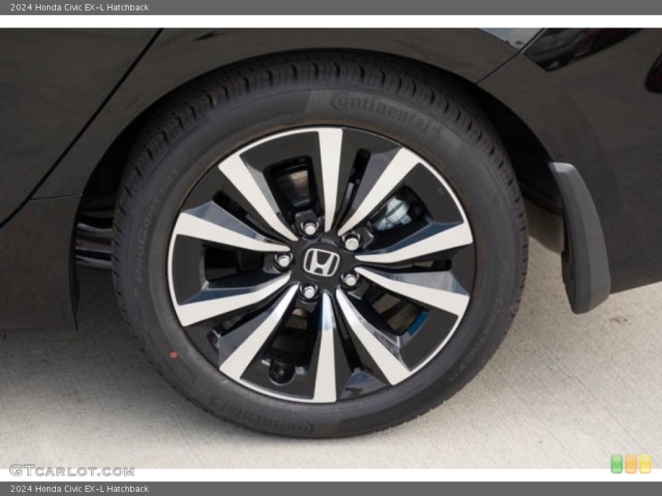 2024 Honda Civic EX-L Hatchback Wheel and Tire Photo #146656779