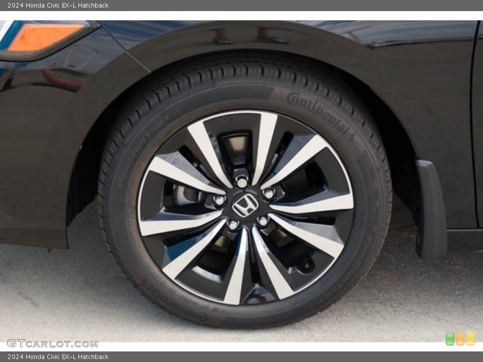 2024 Honda Civic EX-L Hatchback Wheel and Tire Photo #146656803