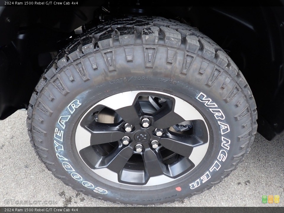 2024 Ram 1500 Rebel G/T Crew Cab 4x4 Wheel and Tire Photo #146668076