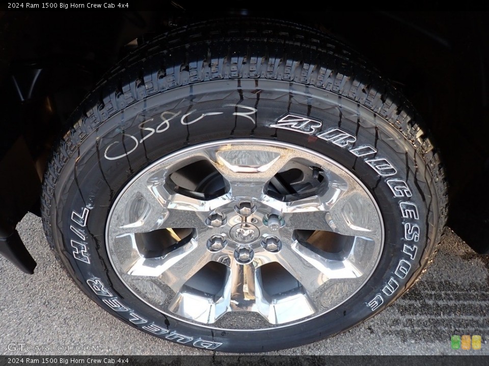 2024 Ram 1500 Big Horn Crew Cab 4x4 Wheel and Tire Photo #146669114