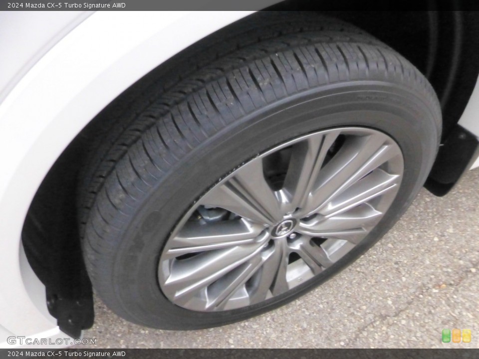 2024 Mazda CX-5 Turbo Signature AWD Wheel and Tire Photo #146669654