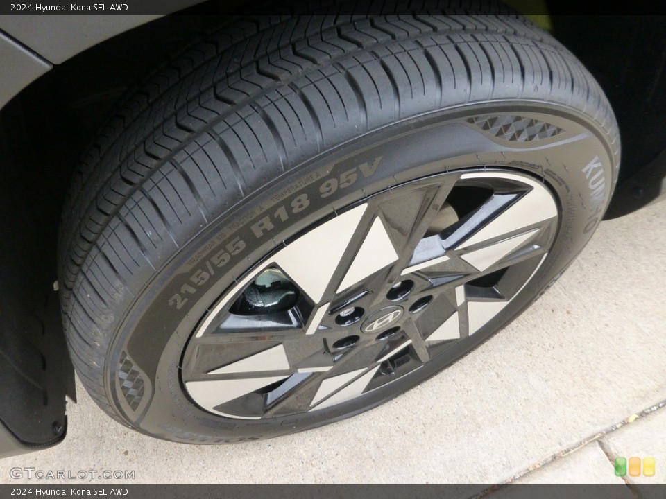 2024 Hyundai Kona SEL AWD Wheel and Tire Photo #146670122